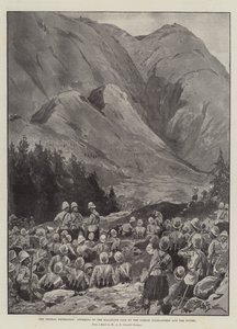 La Expedición de Chitral, Asalto del Paso de Malakand por los Gordon Highlanders y los Guías de William Barnes Wollen